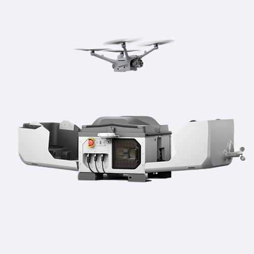 DJI Dock3 viser sig åben med drone